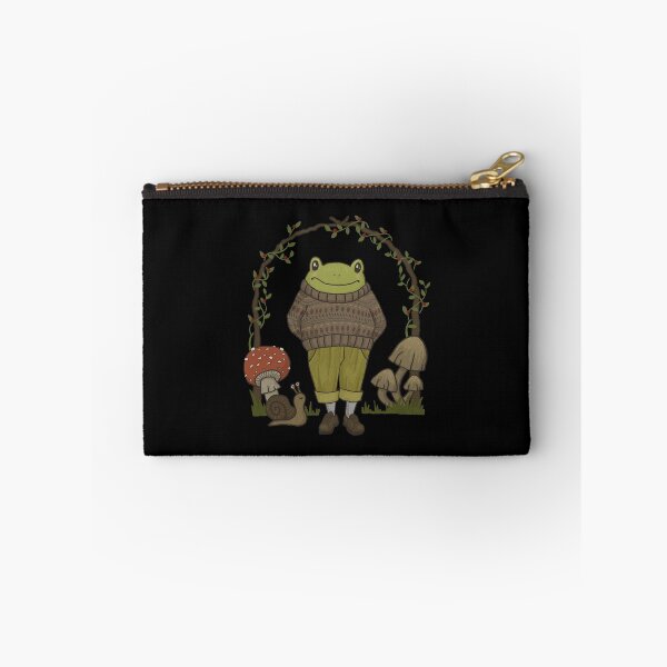 Item preview, Goblincore Toad in Hipster: Dark Academia Frog in Vintage Sweater Embodying Cottagecore, Emo Grunge Fairycore Aesthetics, and Psychedelic Fantasy Garden designed and sold by MinistryOfFrogs.