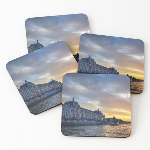 Item preview, The Orsay Museum At Sunset, On The River Seine designed and sold by Paul Thompson Photography.