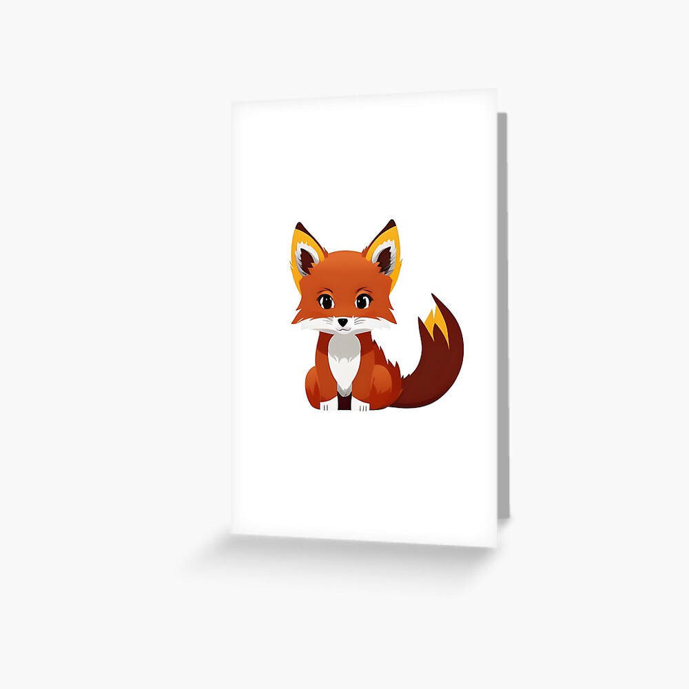 Cute racoon kit, cartoon drawing, Ai Generated Art  Greeting Card for Sale  by AC Chidiac