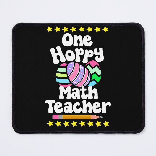 Item preview, One Hoppy Math Teacher Happy Easter Egg Bunny Tutor Professor designed and sold by FlorenciaBliss.