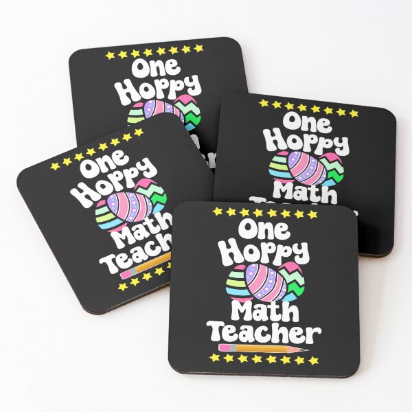 Item preview, One Hoppy Math Teacher Happy Easter Egg Bunny Tutor Professor designed and sold by FlorenciaBliss.