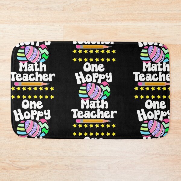 Item preview, One Hoppy Math Teacher Happy Easter Egg Bunny Tutor Professor designed and sold by FlorenciaBliss.