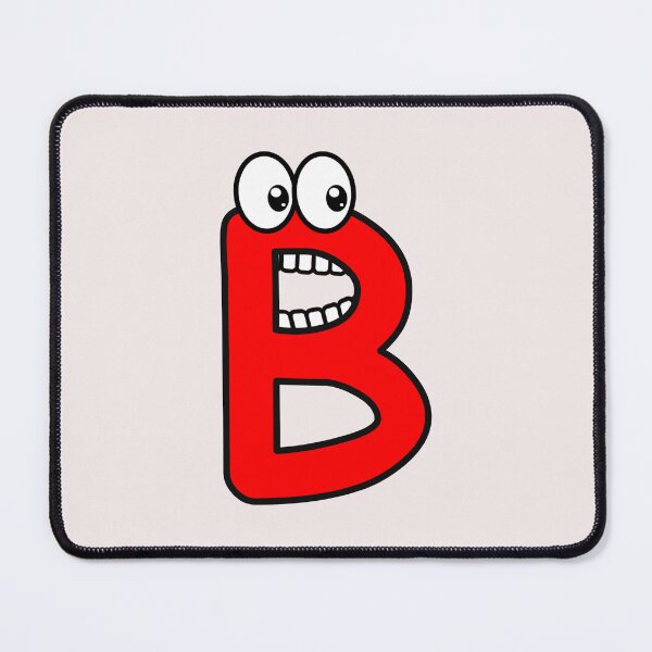Item preview, Comic letter B with googly eyes designed and sold by hendeJens.