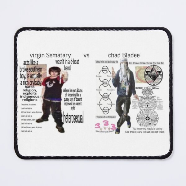 Item preview, virgin sematary vs chad bladee designed and sold by iitaichu.