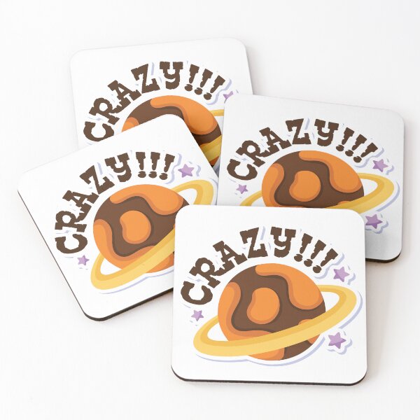 Item preview, Crazy Sticker designed and sold by GraphicTemplatesArt.