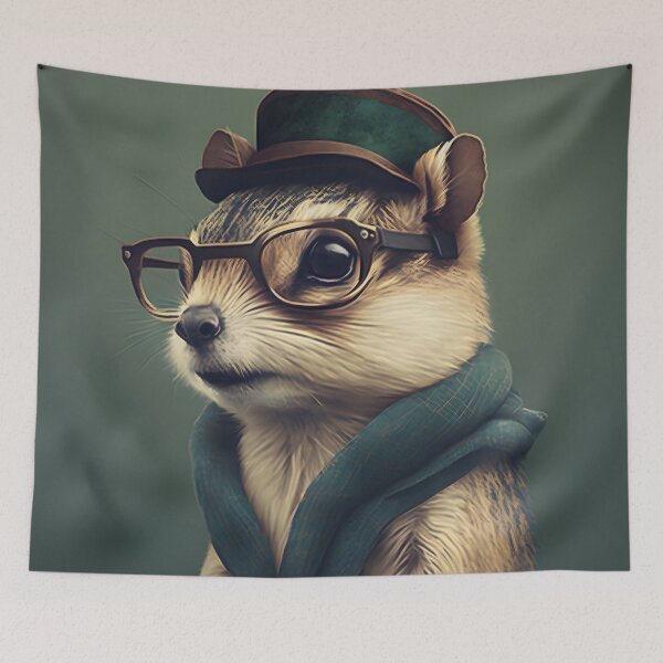 Item preview, Trendy Chipmunk designed and sold by AgitProPrints.