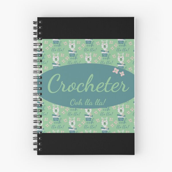 Item preview, Crocheter Llama lover in teal green and pink ooh lla lla designed and sold by Designs24U.