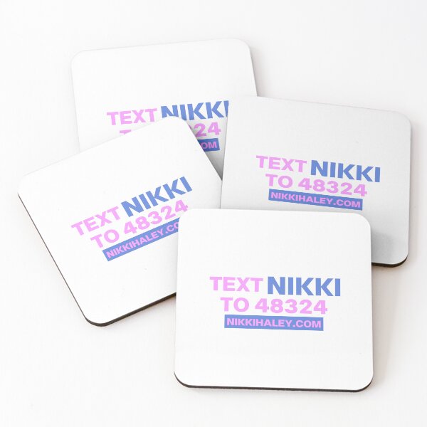 Item preview, TEXT NIKKI HALEY 2024 designed and sold by cottagecorococo.