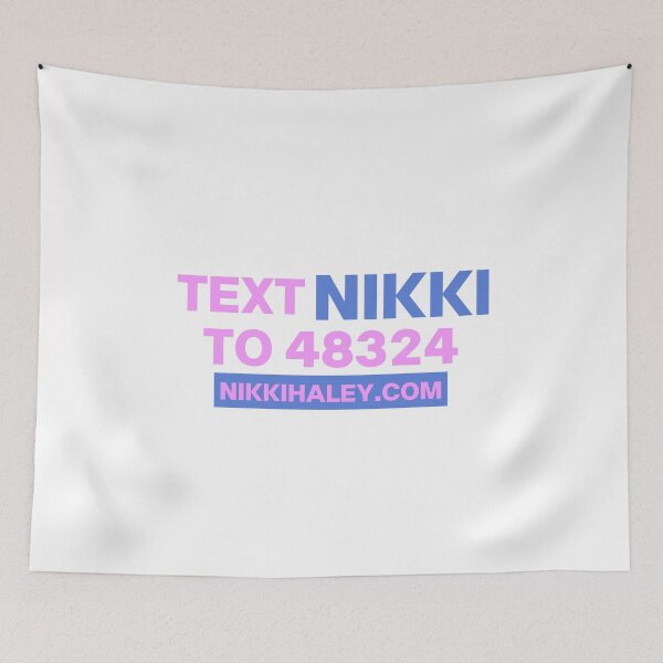 Item preview, TEXT NIKKI HALEY 2024 designed and sold by cottagecorococo.