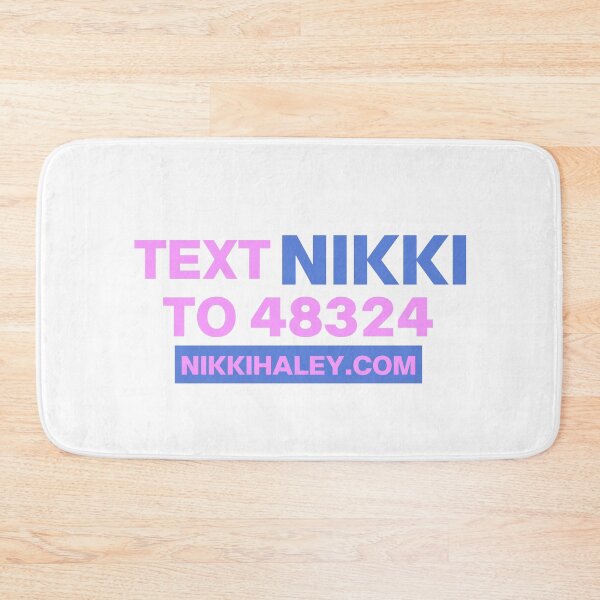 Item preview, TEXT NIKKI HALEY 2024 designed and sold by cottagecorococo.