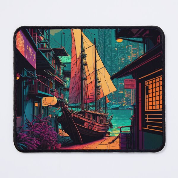Item preview, Junk Boat Repair Hong Kong designed and sold by Sketchy Business.