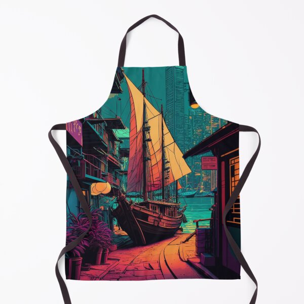 Item preview, Junk Boat Repair Hong Kong designed and sold by Sketchy Business.