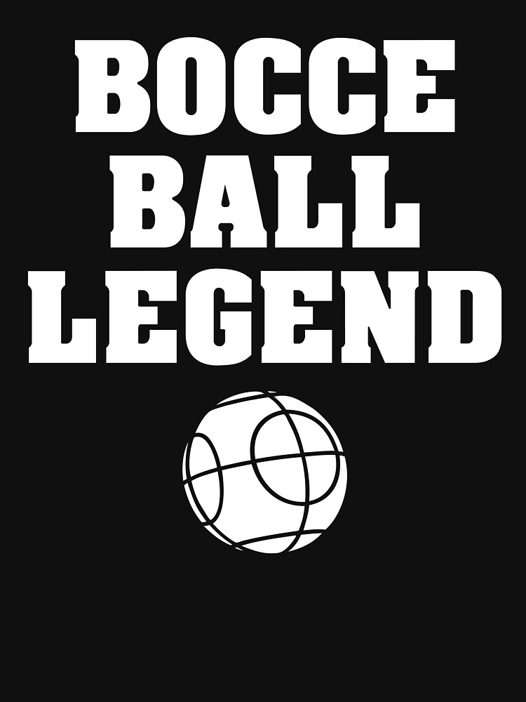 Italian Bocce Ball Legend For Bocce Ball Players