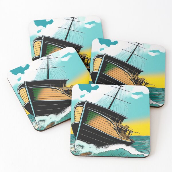 Item preview, Broken old boat in big storm designed and sold by vijayp127p.