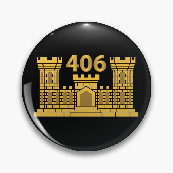Item preview, Army - 406th Engineer Battalion - ENG Branch X 300 designed and sold by Military Insignia Products.