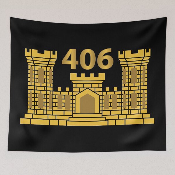 Item preview, Army - 406th Engineer Battalion - ENG Branch X 300 designed and sold by Military Insignia Products.