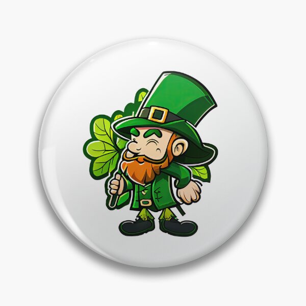 Item preview, Happy cute Leprechaun for Saint Patrick's Day designed and sold by schizarty.