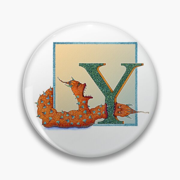 Item preview, Letter Y - Alphabet Monster - Guardian and Protector designed and sold by Gretchen Deahl.