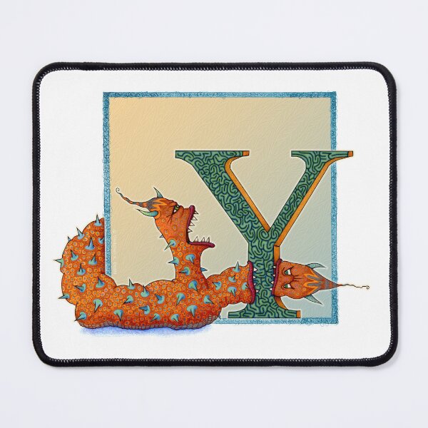 Item preview, Letter Y - Alphabet Monster - Guardian and Protector designed and sold by Gretchen Deahl.