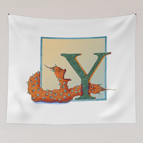 Item preview, Letter Y - Alphabet Monster - Guardian and Protector designed and sold by Gretchen Deahl.