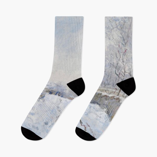 Item preview, Impressionist Art Snow at Argenteuil (1874–1875) by Claude Monet designed and sold by Designedbysm.