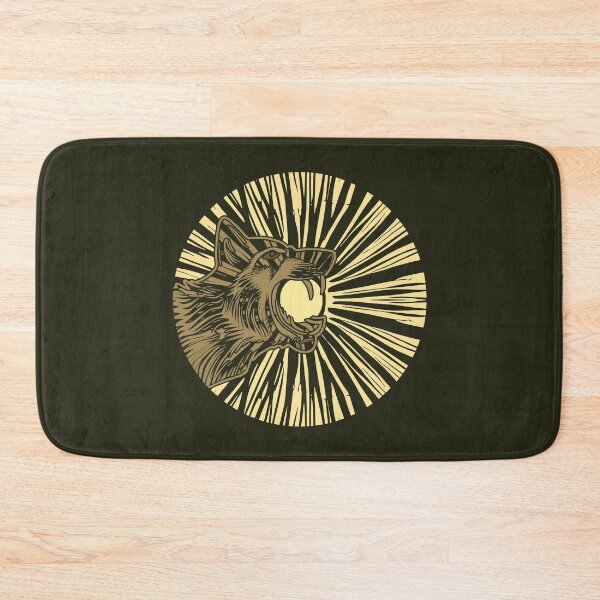 Item preview, Wolf swallowing the sun (#01, sepia) designed and sold by SolidEarthArt.