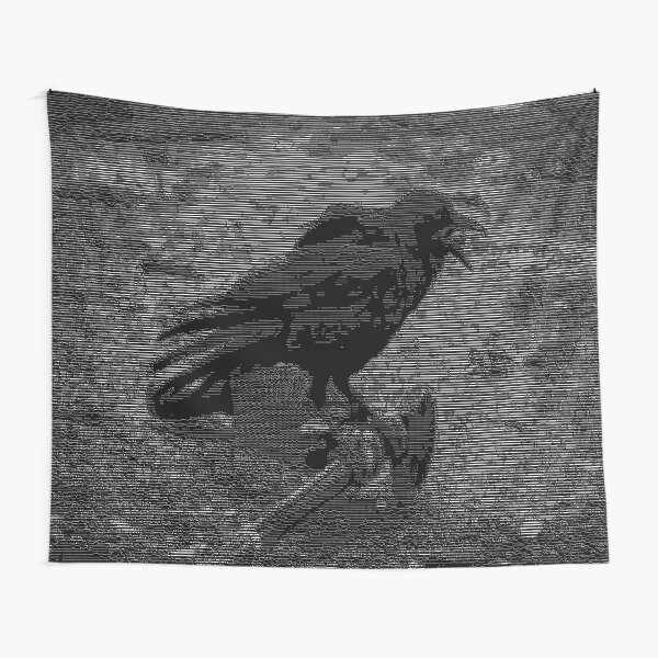 Urban Crow ASCII Tapestry