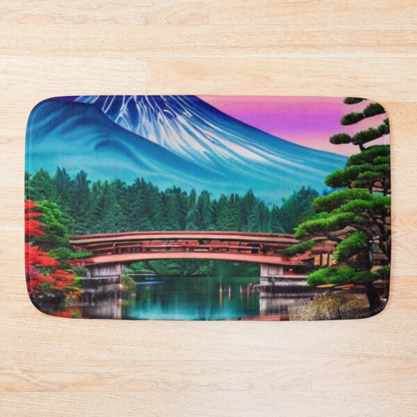 Item preview, Mystical Moonrise - Blackened Peaks - Japanese landscape designed and sold by WBP Mart.