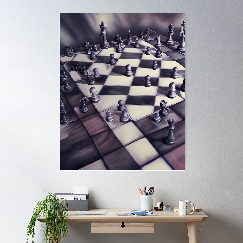 Famous Chess Game Poster or Canvas Wall Art Chess Lover 