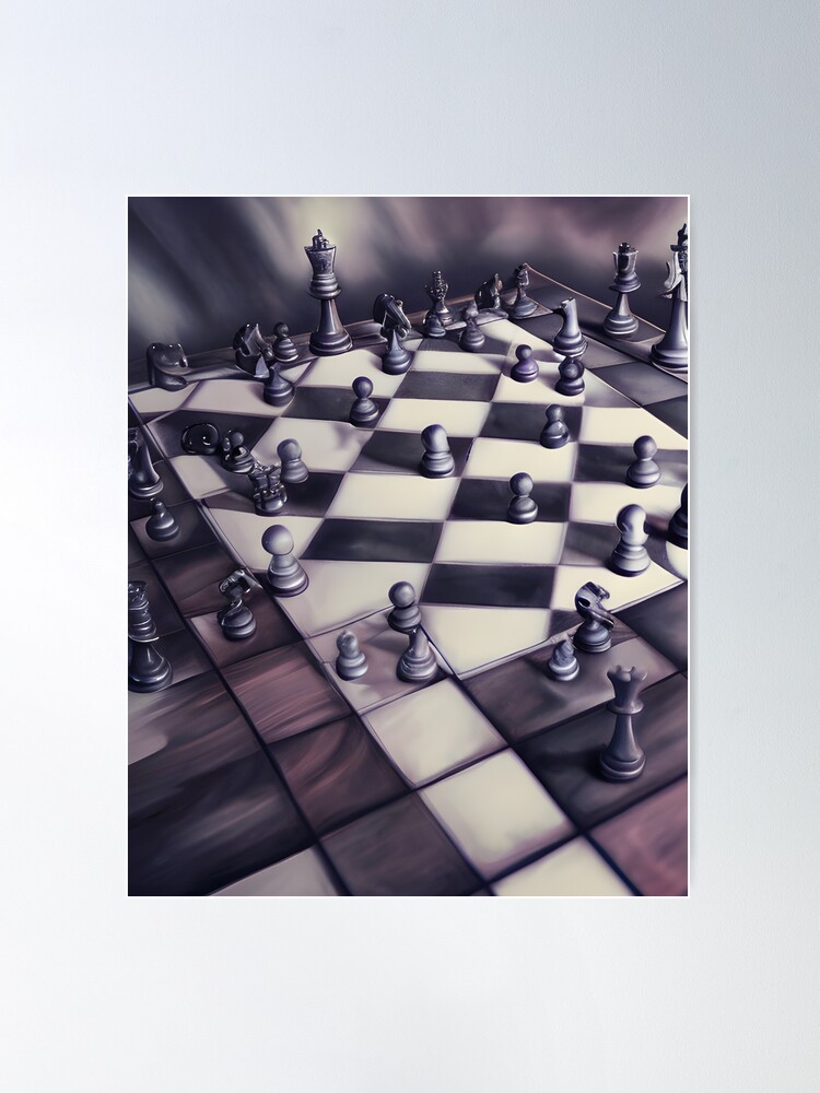 Chess - Chess is the Art of Analysis Poster by NoPlanB