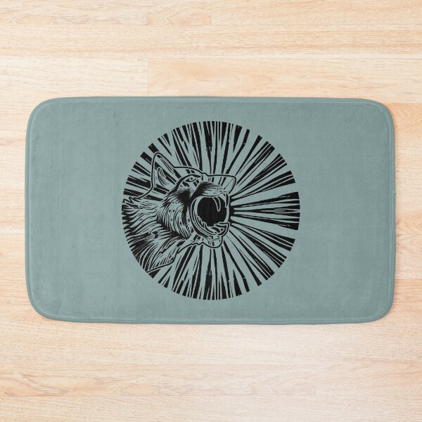 Item preview, Wolf swallowing the sun (#01, black) designed and sold by SolidEarthArt.