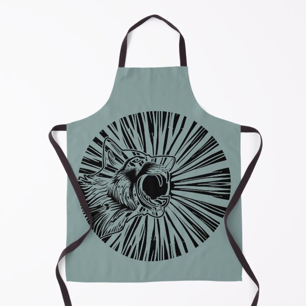 Item preview, Wolf swallowing the sun (#01, black) designed and sold by SolidEarthArt.