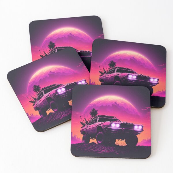 Item preview, 80s Retro-Futuristic Car designed and sold by Nightarcade.
