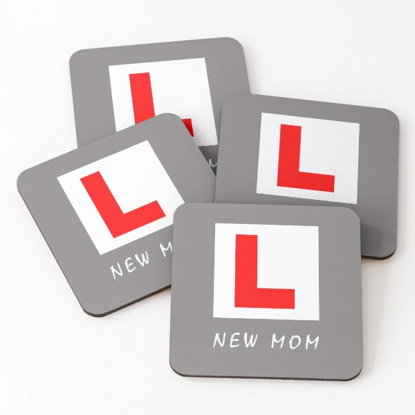 Item preview, Funny "New Mom" learner L Plate sign designed and sold by LindaCooke.
