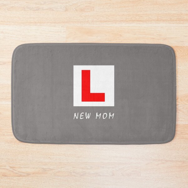 Item preview, Funny "New Mom" learner L Plate sign designed and sold by LindaCooke.