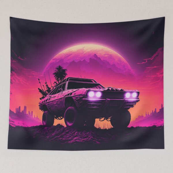 Item preview, 80s Retro-Futuristic Car designed and sold by Nightarcade.