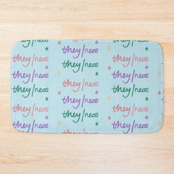 Item preview, They/Neos Pronoun Stickers designed and sold by bethanderson.
