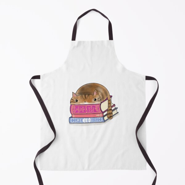 Item preview, feline bookseller designed and sold by BarbaraMT.