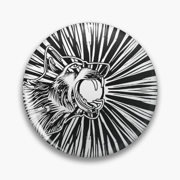 Item preview, Wolf swallowing the sun (#01, white) designed and sold by SolidEarthArt.