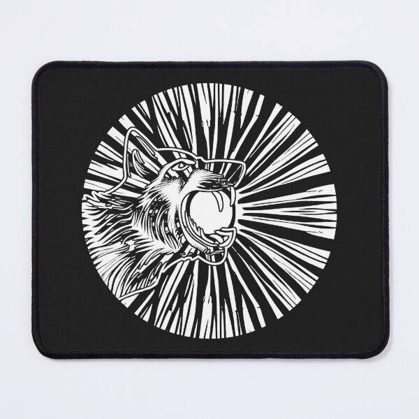 Item preview, Wolf swallowing the sun (#01, white) designed and sold by SolidEarthArt.