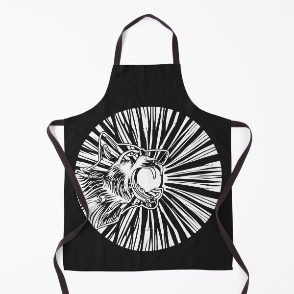 Item preview, Wolf swallowing the sun (#01, white) designed and sold by SolidEarthArt.