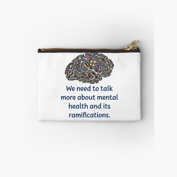 Item preview, We Need To Talk More About Mental Health - Mental Health Quote designed and sold by CrankyOldDude.