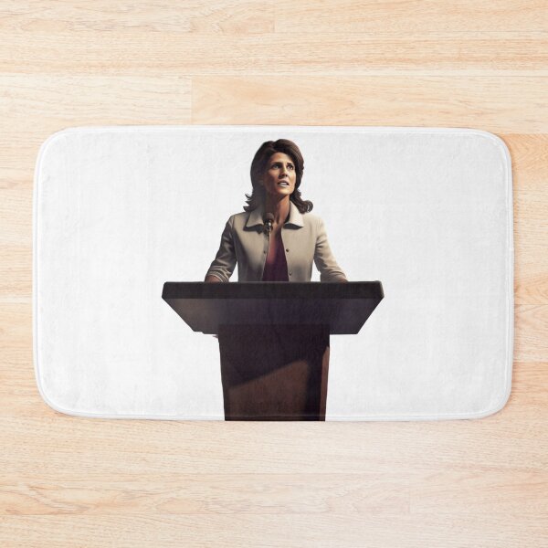 Item preview, nikki drawing cutout podium POTUS 2024 designed and sold by cottagecorococo.