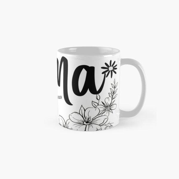 I love my edamommy Mom Mug - Ceramic Coffee Mug, Tea Cup, Flowers - Love  Gifts, Floral Cups - Mom Gifts - Mothers Day