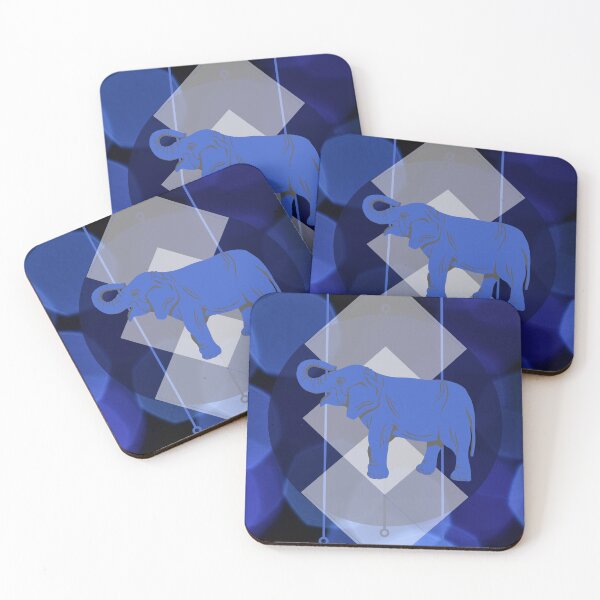 Aperçu de l'œuvre Éléphant bleu créée et vendue par AsgardianKitten.