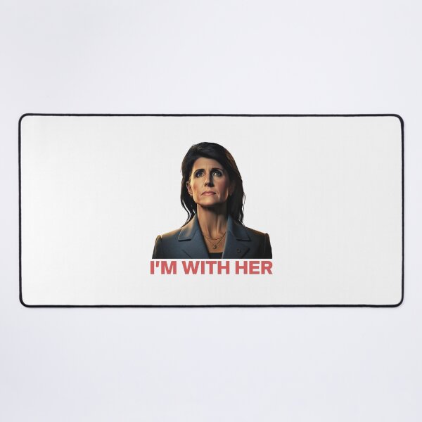 Item preview, I'm with HER NIKKI Haley 2024 designed and sold by cottagecorococo.