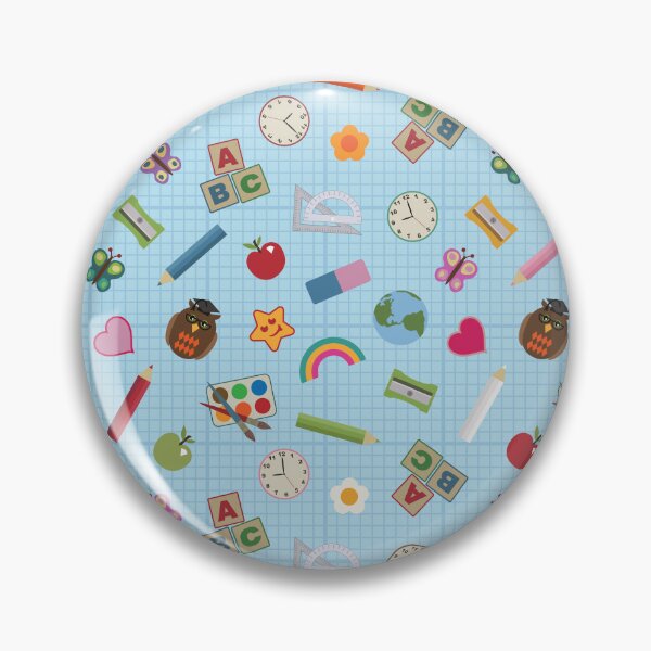 Item preview, School Days Childrens Pattern designed and sold by Blue-Banana.