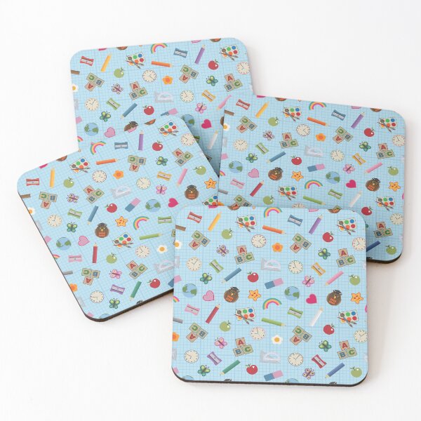 Item preview, School Days Childrens Pattern designed and sold by Blue-Banana.