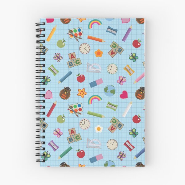 Item preview, School Days Childrens Pattern designed and sold by Blue-Banana.