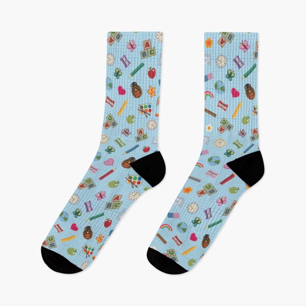 Item preview, School Days Childrens Pattern designed and sold by Blue-Banana.